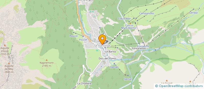 localisation de l'entreprise LATITUDE à PRALOGNAN-LA-VANOISE