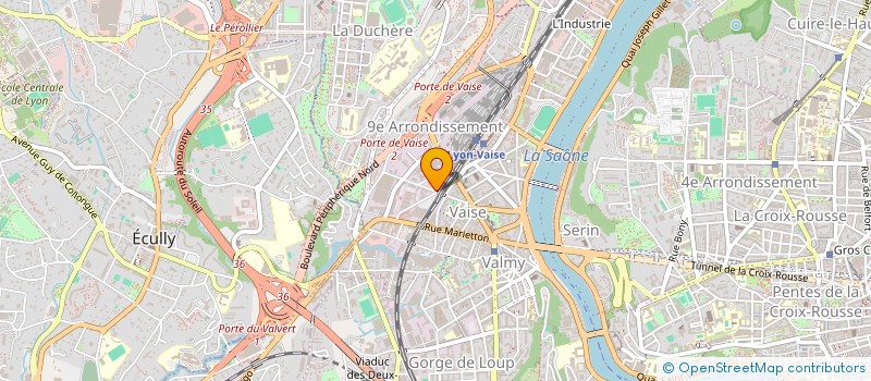 localisation de l'entreprise LATITUDE 43  LYON