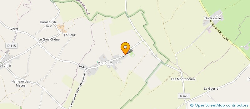 localisation de l'entreprise LATITUDE 44 SUD EST  AZEVILLE