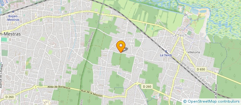 localisation de l'entreprise LATITUDE 45  LE TEICH