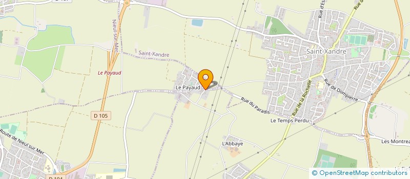 localisation de l'entreprise LATITUDE 46  PUILBOREAU