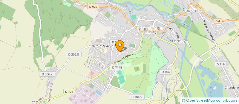 localisation de l'entreprise LATITUDE 48 à NOGENT-LE-ROI