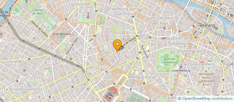 localisation de l'entreprise LATITUDE à PARIS