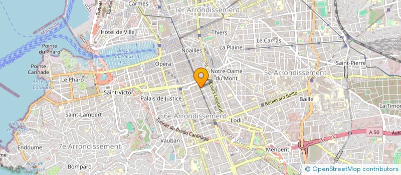 localisation de l'entreprise LATITUDE 49 à MARSEILLE