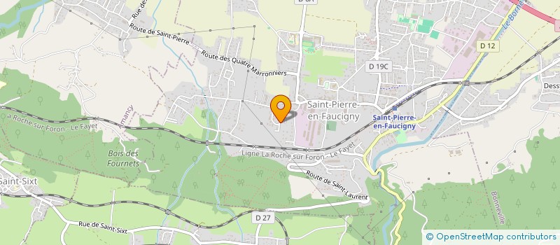 localisation de l'entreprise LATITUDE 66  SAINT-PIERRE-EN-FAUCIGNY