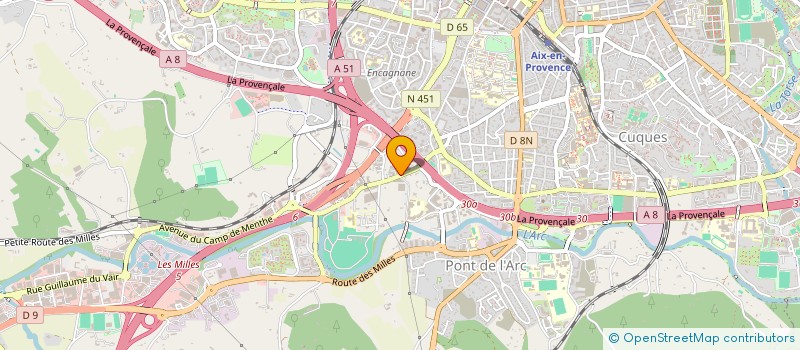 localisation de l'entreprise LATITUDE 74 à AIX-EN-PROVENCE