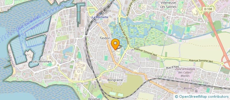 localisation de l'entreprise LATITUDE 8  LA ROCHELLE