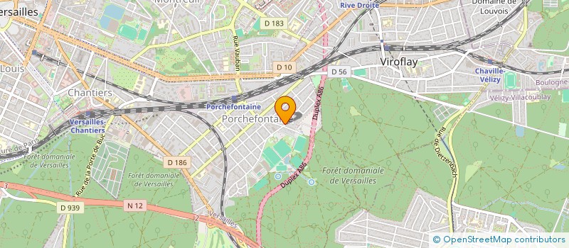 localisation de l'entreprise LATITUDE à VERSAILLES