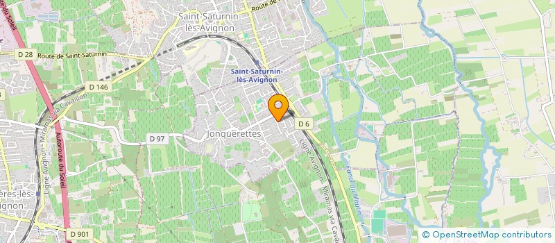 localisation de l'entreprise LATITUDE CLIENTS  SAINT-SATURNIN-LES-AVIGNON