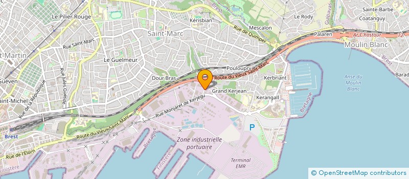 localisation de l'entreprise LATITUDE COMPOSITES à BREST