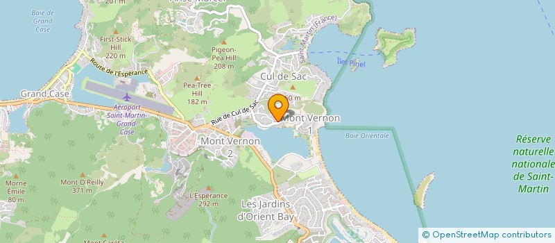 localisation de l'entreprise LATITUDE DISTRIBUTION  SAINT MARTIN