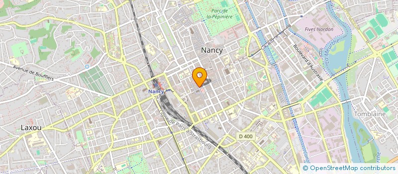 localisation de l'entreprise LATITUDE FEMME  NANCY