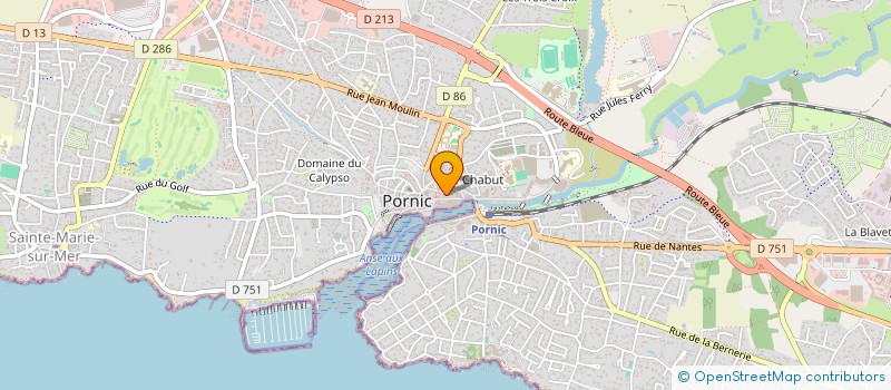 localisation de l'entreprise LATITUDE MARINE à PORNIC