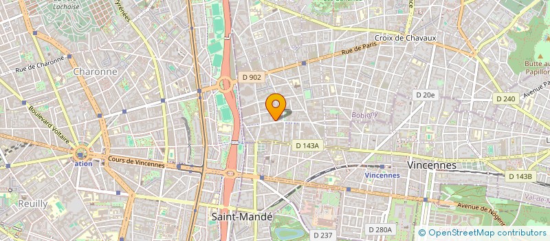 localisation de l'entreprise LATITUDE-RENNES à MONTREUIL