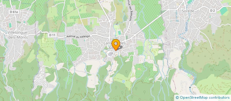 localisation de l'entreprise LATITUDE SUD  LAROQUE-DES-ALBERES