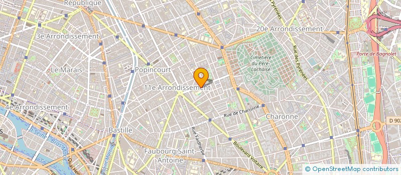 localisation de l'entreprise LATITUDE ZEN INSTITUT  PARIS