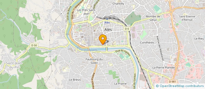 localisation de l'entreprise LATITUDE44 à ALES