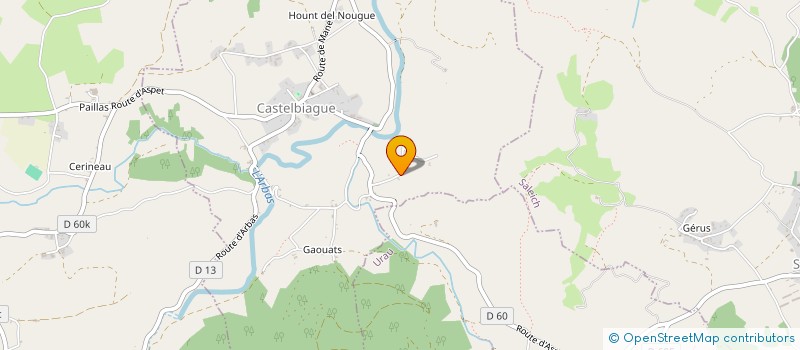 localisation de l'entreprise LATITUDEPRO FORMATION  CASTELBIAGUE