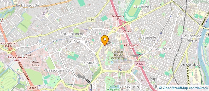 localisation de l'entreprise LATITUDES 31 à TOULOUSE