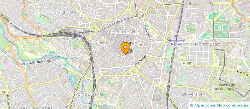 localisation de l'entreprise LATITUDES à DIJON