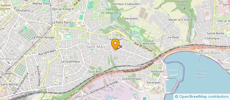 localisation de l'entreprise LATITUDES à BREST