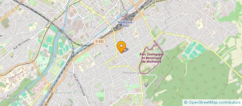 localisation de l'entreprise LATITUDES SUD  MULHOUSE