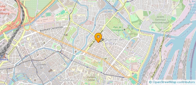 localisation de l'entreprise LATIUM IMMO  STRASBOURG