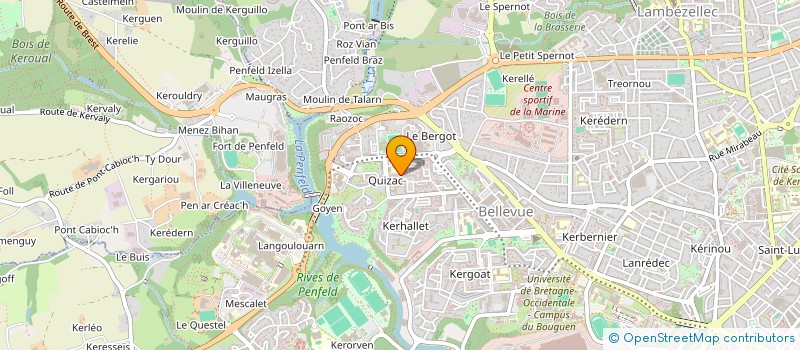 localisation de l'entreprise LATMO à BREST