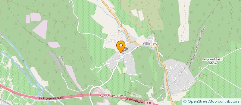 localisation de l'entreprise LATOITURE à OLLIERES