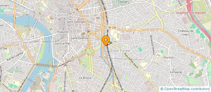 localisation de l'entreprise LATORRE CRUCHANDEAU MULE 1  TOULOUSE