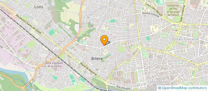 localisation de l'entreprise LATORRE PEINTURE  BILLERE