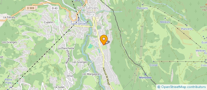 localisation de l'entreprise LATOUAL  SAINT-GERVAIS-LES-BAINS