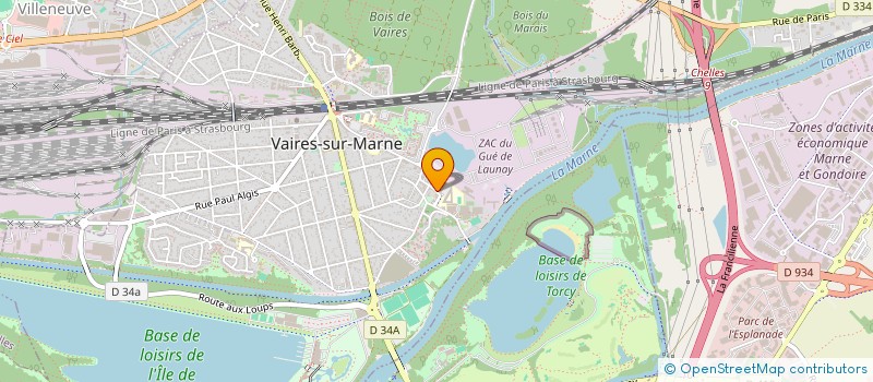 localisation de l'entreprise LATOUCHE COURTAGE IMMO PRO à VAIRES-SUR-MARNE