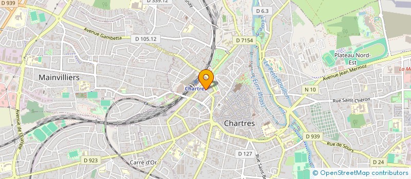 localisation de l'entreprise LATOUCHE IMMOBILIER à CHARTRES