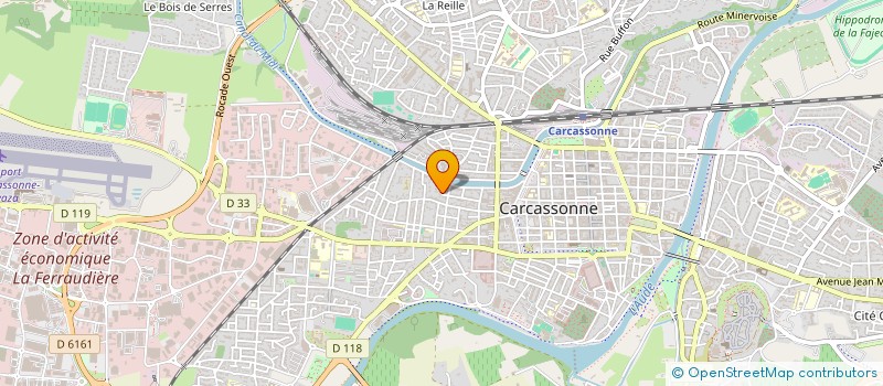 localisation de l'entreprise LATOUJE à CARCASSONNE