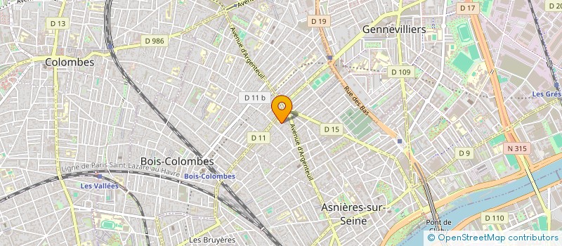 localisation de l'entreprise LATOUPIZE HV à ASNIERES-SUR-SEINE