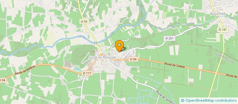 localisation de l'entreprise LATOUR  SUZE-LA-ROUSSE