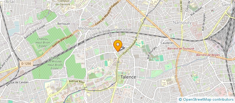 localisation de l'entreprise LATOUR  TALENCE