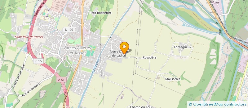 localisation de l'entreprise LATOUR à VARCES-ALLIERES-ET-RISSET