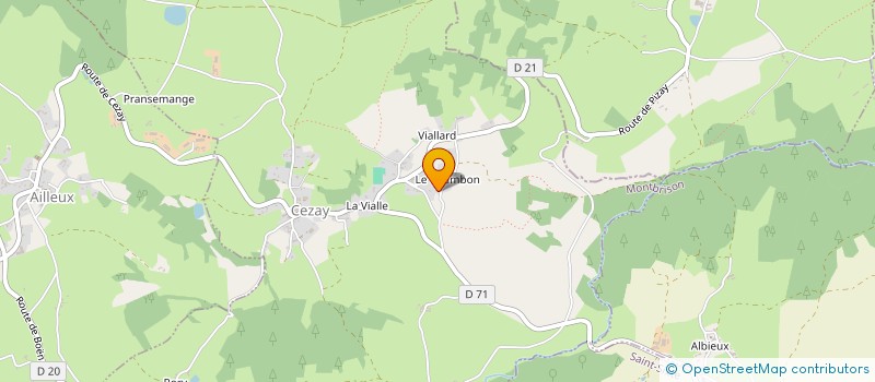 localisation de l'entreprise LATOUR  CEZAY