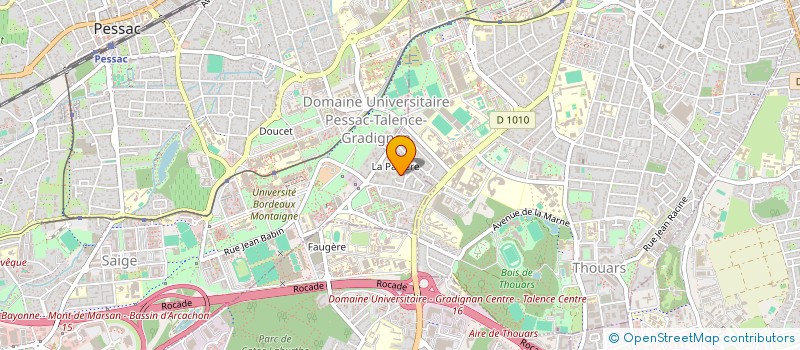 localisation de l'entreprise LATOUR DU HALLY  PESSAC