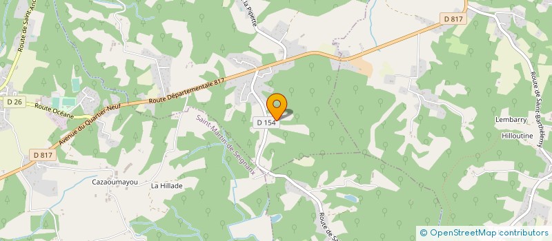 localisation de l'entreprise LATOUR ERIC  SAINT-ANDRE-DE-SEIGNANX