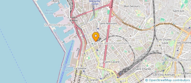 localisation de l'entreprise LATOUR FERRALI INDIVISION à MARSEILLE