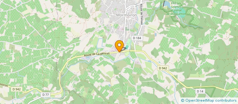 localisation de l'entreprise LATOUR FUEL à MORMOIRON