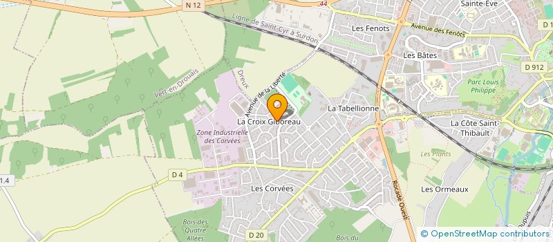 localisation de l'entreprise LATOUR MADELEINE ET MICHEL à MEZIERES-EN-DROUAIS