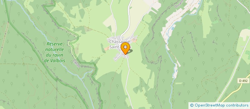 localisation de l'entreprise LATOUR NICOLAS  CHASSAGNE-SAINT-DENIS