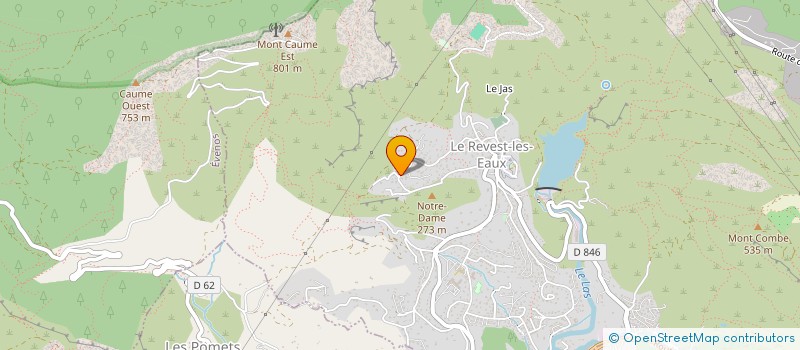 localisation de l'entreprise LATOURIMMO  LE REVEST-LES-EAUX