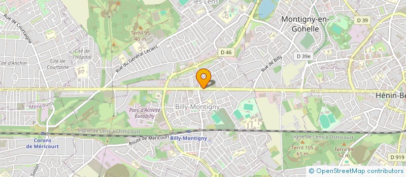localisation de l'entreprise LATRADIPAIN à BILLY-MONTIGNY