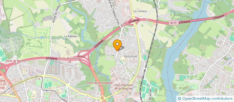 localisation de l'entreprise LATREILLE OLIVIER ET FERRIERE GAEL à LA CHAPELLE-SUR-ERDRE