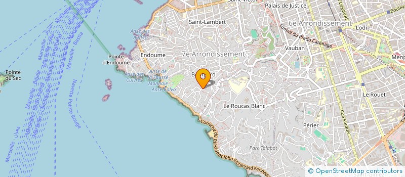 localisation de l'entreprise LATRIBU à MARSEILLE